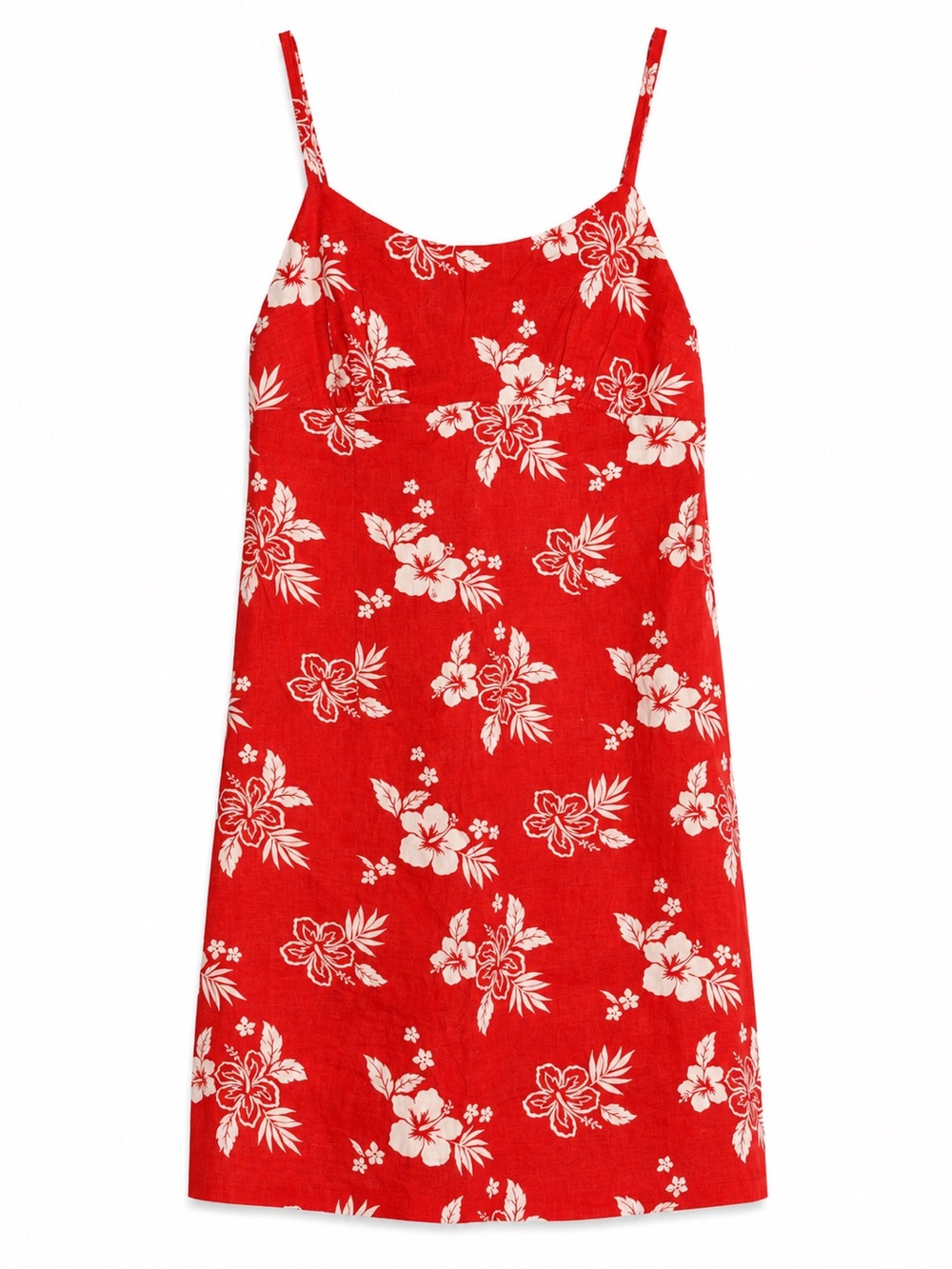 🌺 Wild Fable Mini Dress Red Hawaiian Tropical Floral for Summer